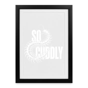 J’adore Scolopender - Affiche encadrée (27 × 37 cm) - noir - Devant