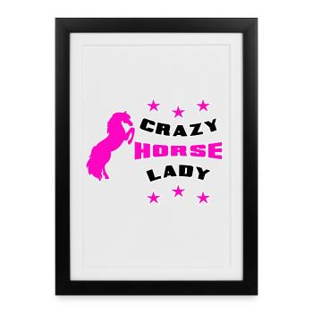 Crazy Horse Lady - Framed poster (27 × 37 cm) - black - Front