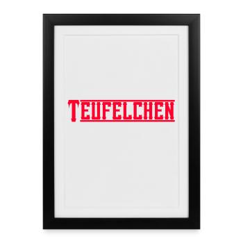 Little Devil - Framed poster (27 × 37 cm) - black - Front