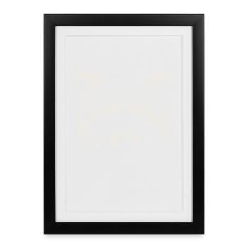 Racoon - Framed poster (27 × 37 cm) - black - Front
