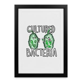 science - Framed poster (27 × 37 cm) - black - Front
