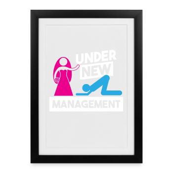 Bachelor Party JGA Polterabend Lustig Party - Framed poster (27 × 37 cm) - black - Front