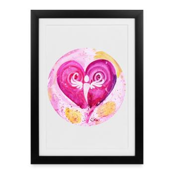 Angel of Love - Sonja Ariel von Staden - Framed poster (27 × 37 cm) - black - Front