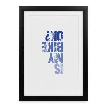 Motorcycles Biker Motorcycle Funny Sayings Humorous - Framed poster (27 × 37 cm) - black - Front