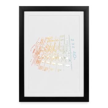 DISC-JOCKEY - Affiche encadrée (27 × 37 cm) - noir - Devant