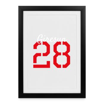 Giresun 28 Turkey - Framed poster (27 × 37 cm) - black - Front