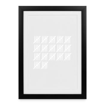 85 Birthday Bar List - 85 years old - Framed poster (27 × 37 cm) - black - Front