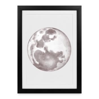 Full Moon Werewolf Halloween Fantasy Shirt - Framed poster (27 × 37 cm) - black - Front