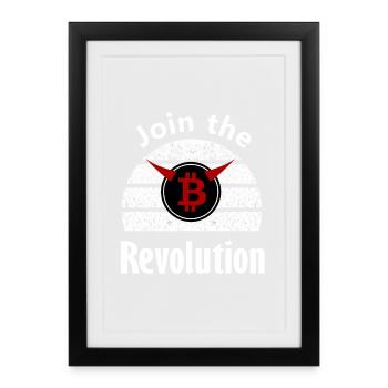The Coin Revolutionary - Framed poster (27 × 37 cm) - black - Front