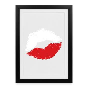 BAISER POLONAIS - Affiche encadrée (27 × 37 cm) - noir - Devant