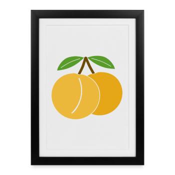 Mirabelle - Affiche encadrée (27 × 37 cm) - noir - Devant