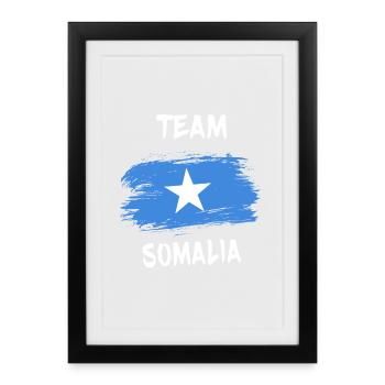 L'équipe Somalia - Affiche encadrée (27 × 37 cm) - noir - Devant