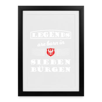 Légendes de Transylvanie - Affiche encadrée (27 × 37 cm) - noir - Devant