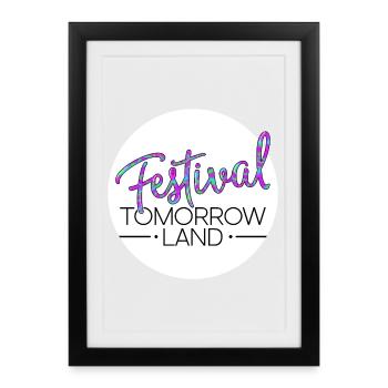 Tomorrowland Festival - Affiche encadrée (27 × 37 cm) - noir - Devant