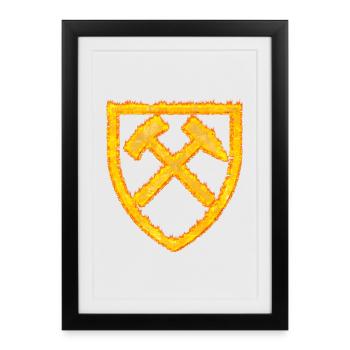Hammer and Mallet Mining Coal Dortmund - Framed poster (27 × 37 cm) - black - Front