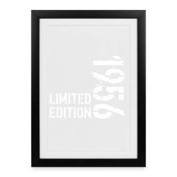 LIMITED EDITION 1956 - Framed poster (27 × 37 cm) - black - Front