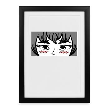 Pop Culture Geek Comic Anime Cosplay Manga Japan - Framed poster (27 × 37 cm) - black - Front
