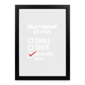 Comic Anime Pop Culture Asian Statement Asia - Framed poster (27 × 37 cm) - black - Front