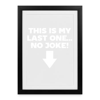 Déclaration de grossesse enceinte Baby Bump Maman - Affiche encadrée (27 × 37 cm) - noir - Devant
