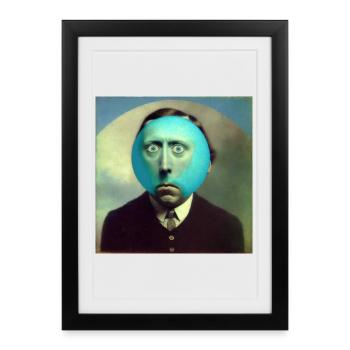 Surréaliste 02 - Affiche encadrée (27 × 37 cm) - noir - Devant