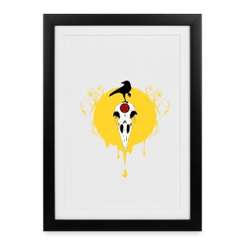 Gothique - Affiche encadrée (27 × 37 cm) - noir - Devant