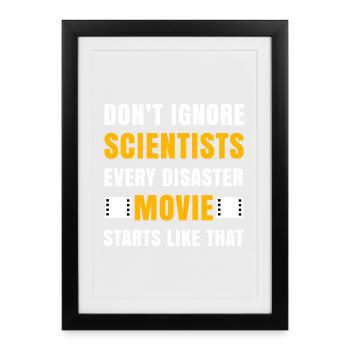 Cinéma Night Theatre Movies Movies Statement Series - Affiche encadrée (27 × 37 cm) - noir - Devant