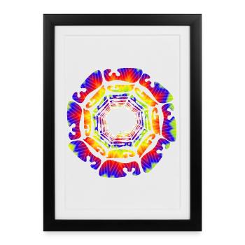 VINTAGE - Framed poster (27 × 37 cm) - black - Front