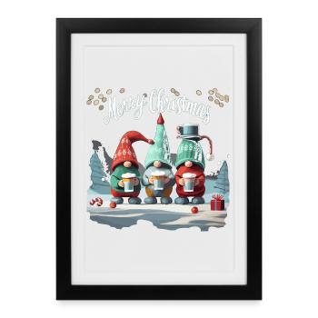 JOYEUX NOËL - Affiche encadrée (27 × 37 cm) - noir - Devant