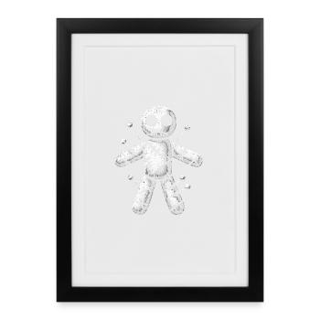 Poupée vaudou - Affiche encadrée (27 × 37 cm) - noir - Devant