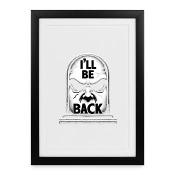 Retour de la tombe - Affiche encadrée (27 × 37 cm) - noir - Devant