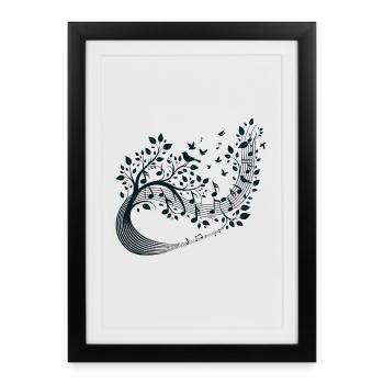 Harmony of nature - Framed poster (27 × 37 cm) - black - Front