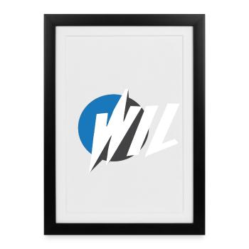 Wil - Framed poster (27 × 37 cm) - black - Front