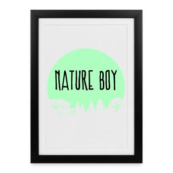 Campsite Nature Statement Hikers Camping - Framed poster (27 × 37 cm) - black - Front