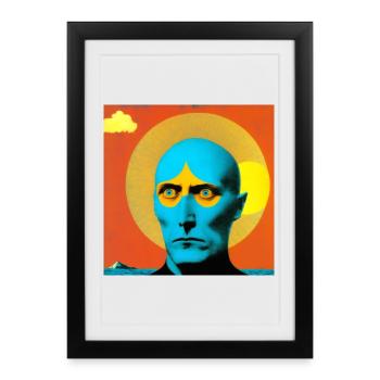 Surreal 08 - Framed poster (27 × 37 cm) - black - Front