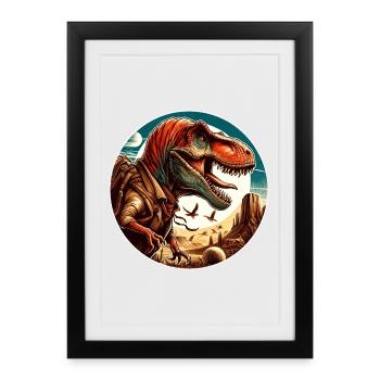 Dinosaur - Framed poster (27 × 37 cm) - black - Front