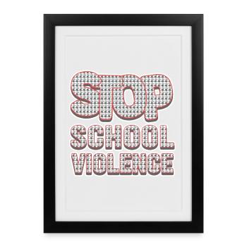 Expression of School Resistance - Framed poster (27 × 37 cm) - black - Front