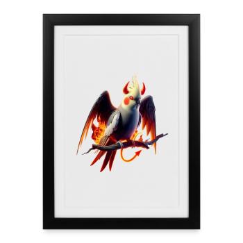 Devil Nymph (02) - Framed poster (27 × 37 cm) - black - Front