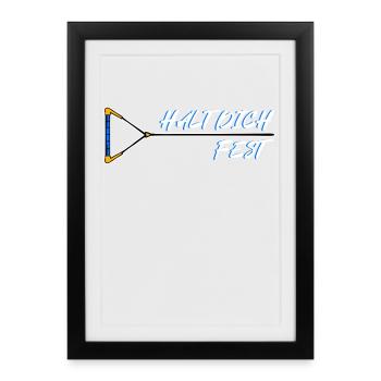 Wakeboard, Water Skiing, Water Sports, Statement Surfing - Framed poster (27 × 37 cm) - black - Front