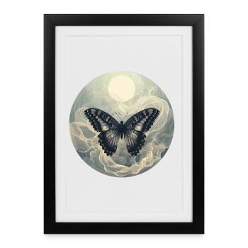Butterfly Tone - Framed poster (27 × 37 cm) - black - Front