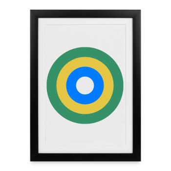 Evil-Eye Focus - Framed poster (27 × 37 cm) - black - Front
