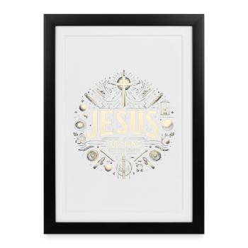 Jesus is coming soon Are you ready - Framed poster (27 × 37 cm) - black - Front