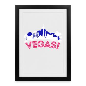 Poker Casino Royal Flush Jeu de cartes Vegas Jeux d’argent - Affiche encadrée (27 × 37 cm) - noir - Devant
