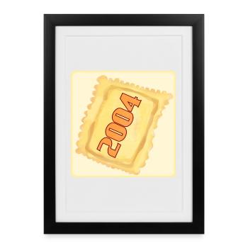 BIRTHDAY 2004 RAVIOLI DUMPLINGS - Framed poster (27 × 37 cm) - black - Front