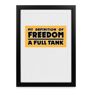Fuel Pump Energy Storage Statement Refueling Electricity - Framed poster (27 × 37 cm) - black - Front