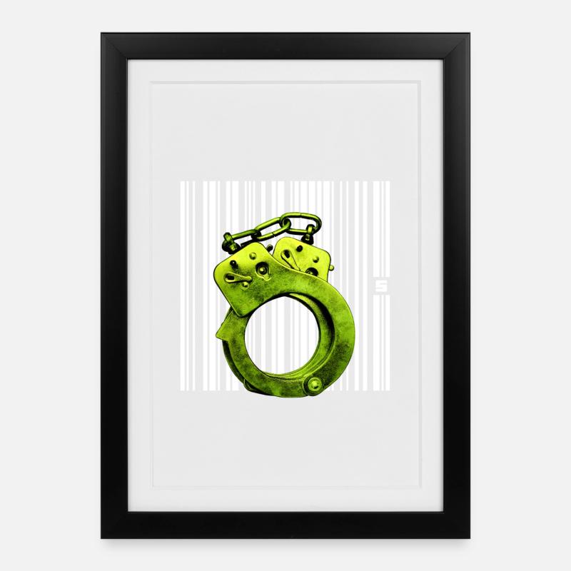 SPOT - STATUS - Gerahmtes Poster (27 × 37 cm) - Schwarz