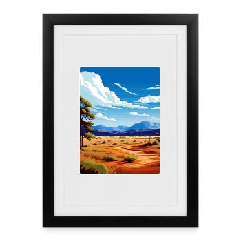 Great Basin National Park Travel Poster Souvenir - Framed poster (27 × 37 cm) - black - Front