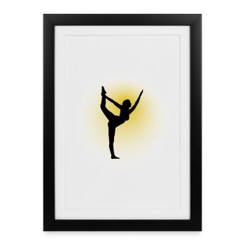 Silhouette 3 - Affiche encadrée (27 × 37 cm) - noir - Devant