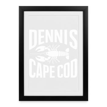 Dennis Cape Cod Lobster - Framed poster (27 × 37 cm) - black - Front