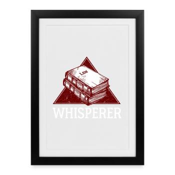 Lawyer Lawyer Code Vintage Retro - Framed poster (27 × 37 cm) - black - Front
