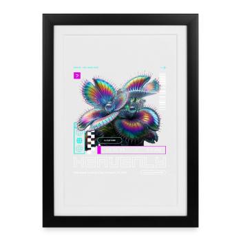 Heavenly Hologarden - Framed poster (27 × 37 cm) - black - Front